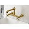 Kingston Brass KS7247AX 8" Center Wall Mount Bathroom Faucet, Brushed Brass KS7247AX - alternate 2